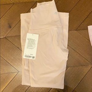 Lululemon Align HR Pant 25” size 4 heather pink